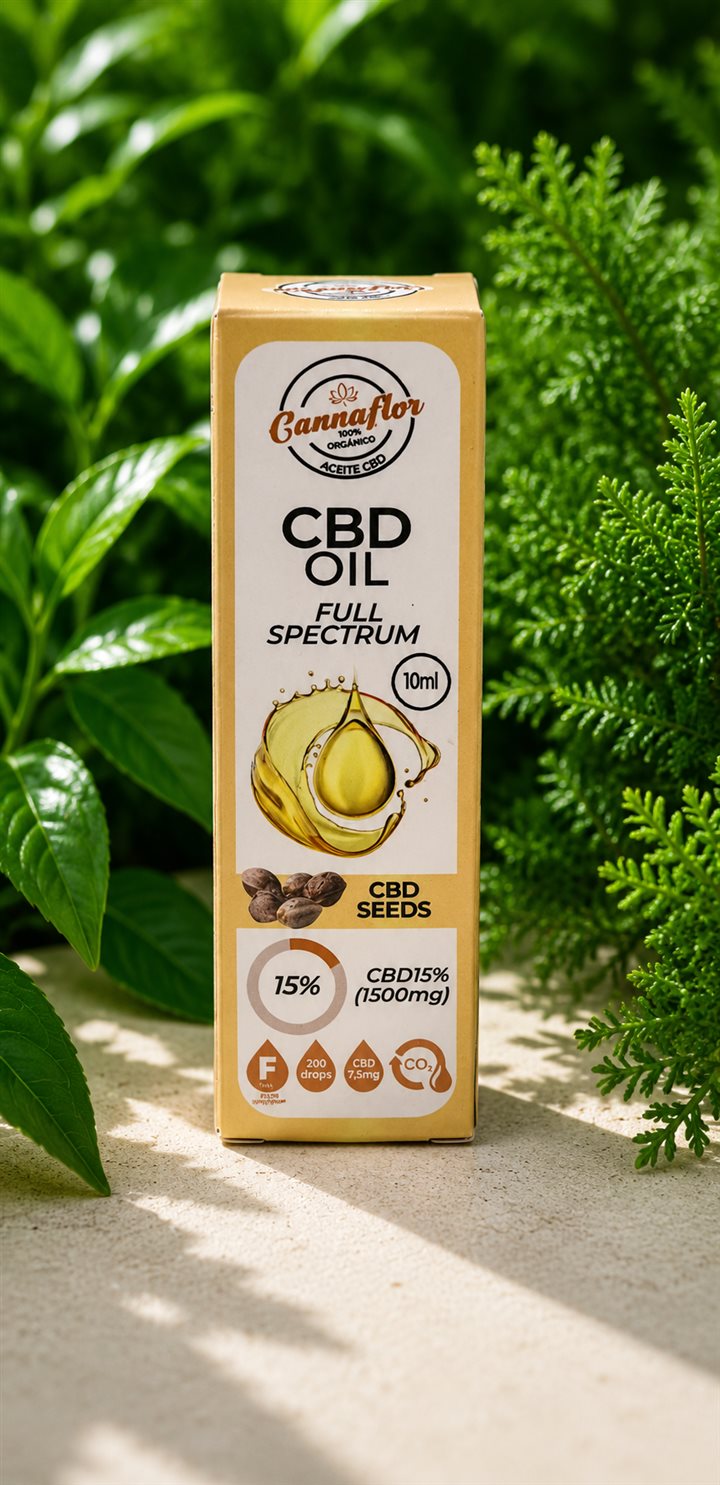 Aceite CBD Full Spectrum — CBD premium, 15-30% CBD