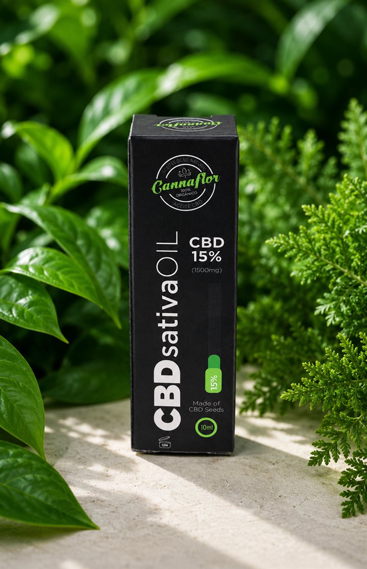 Aceite CBD Sativa — CBD premium, 15-30% CBD