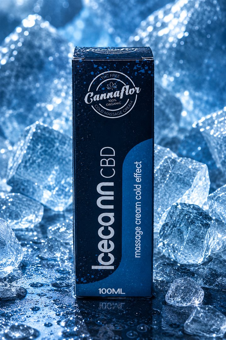 Crema CBD Icecann (efecto frío) — CBD premium, 1500mg CBD