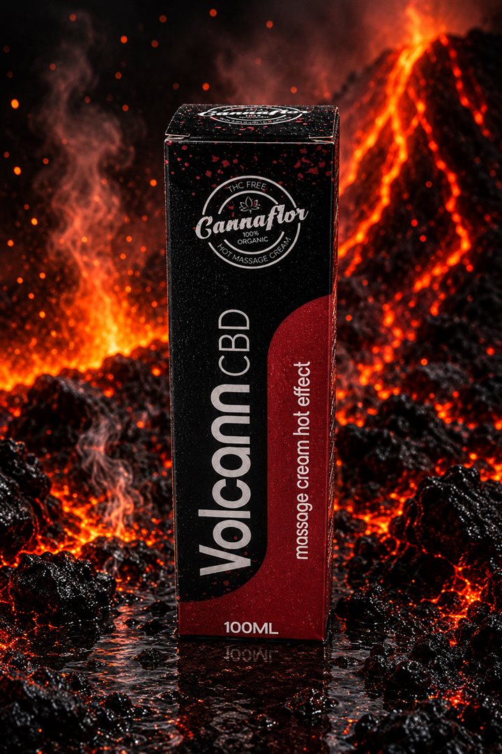 Crema CBD Volcann (efecto calor) — CBD premium, 1500mg CBD